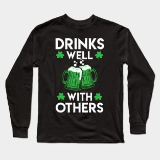 Green Beer St Patrick'S Day Long Sleeve T-Shirt